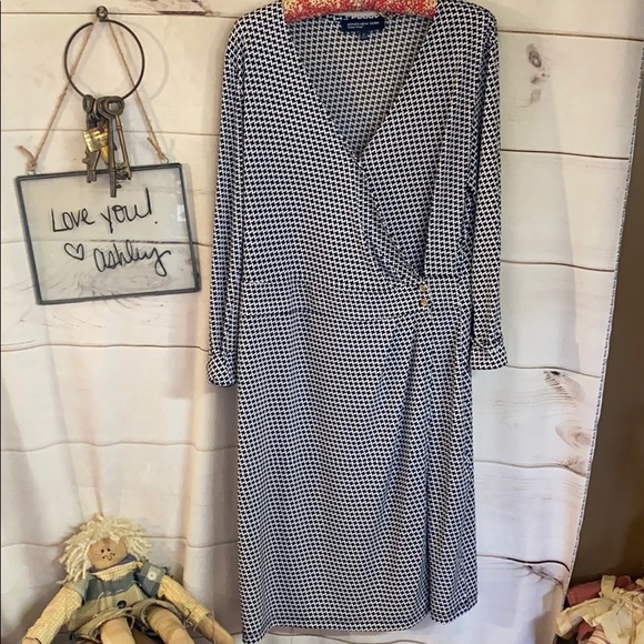 Jones New York; Houndstooth; MIDI; Dress; M - Picture 3 of 8